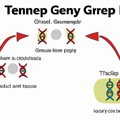 An illustration of how gene therapy works.
